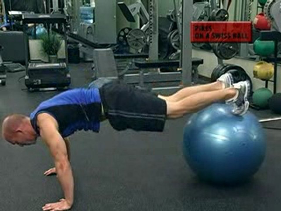Lower Ab Exercise | Exercise ball Pikes