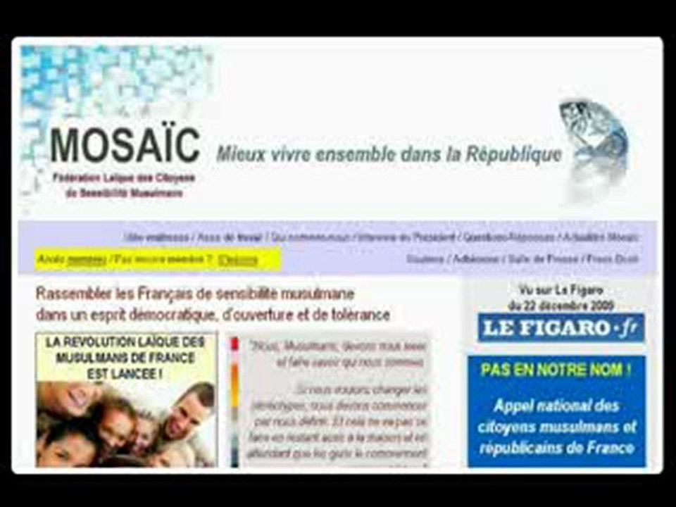 Lagarde, Woerth et la mascarade Mosaic - LLP 25 XII 2009