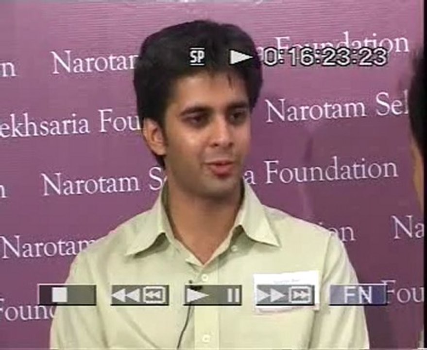 Adithya Rao, Narotam Sekhsaria Scholar 2009 - video Dailymotion