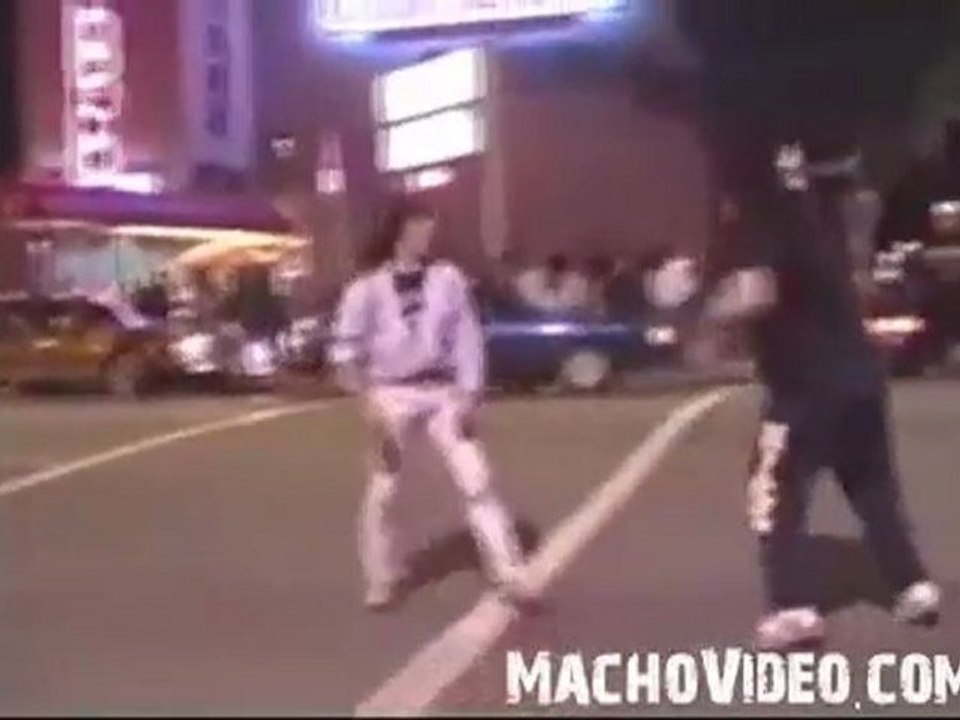 Bagarre de rue en duel.USA