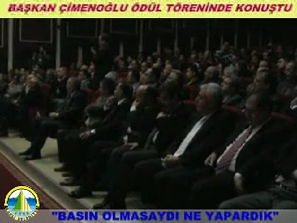 BAŞKAN ÇİMENOĞLU KGD'NİN ÖDÜL TÖRENİNDE KONUŞTU