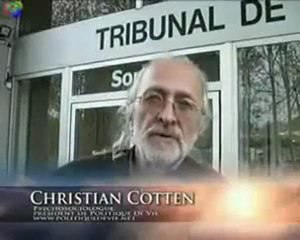 Message de Christian Cotten, plainte à Ivry (vaccin H1N1).