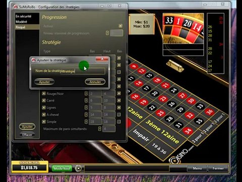 Présentation du logiciel Bot Roulette SuMoRoBo