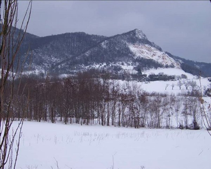 Balade en raquettes autour de Rochefort Samson (26 Drôme)