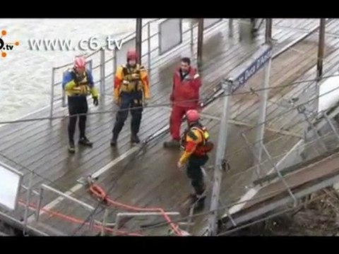 Roma - Piena del Tevere ponte Milvio