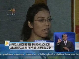 Hija de Franklin Brito