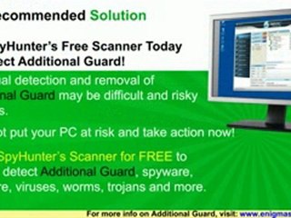 Is your PC Infected with Additional Guard?