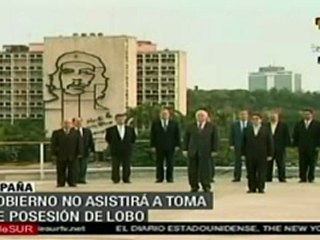 España no asistirá a la asunción de Porfirio Lobo