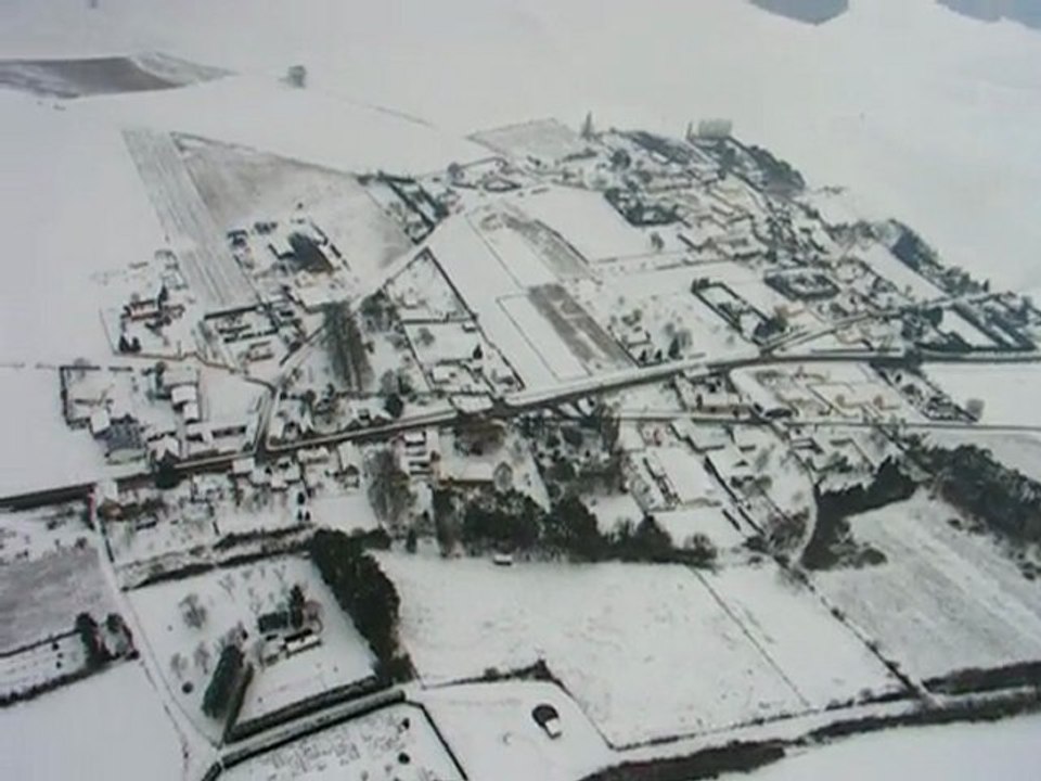 paramoteur vol sous la neige