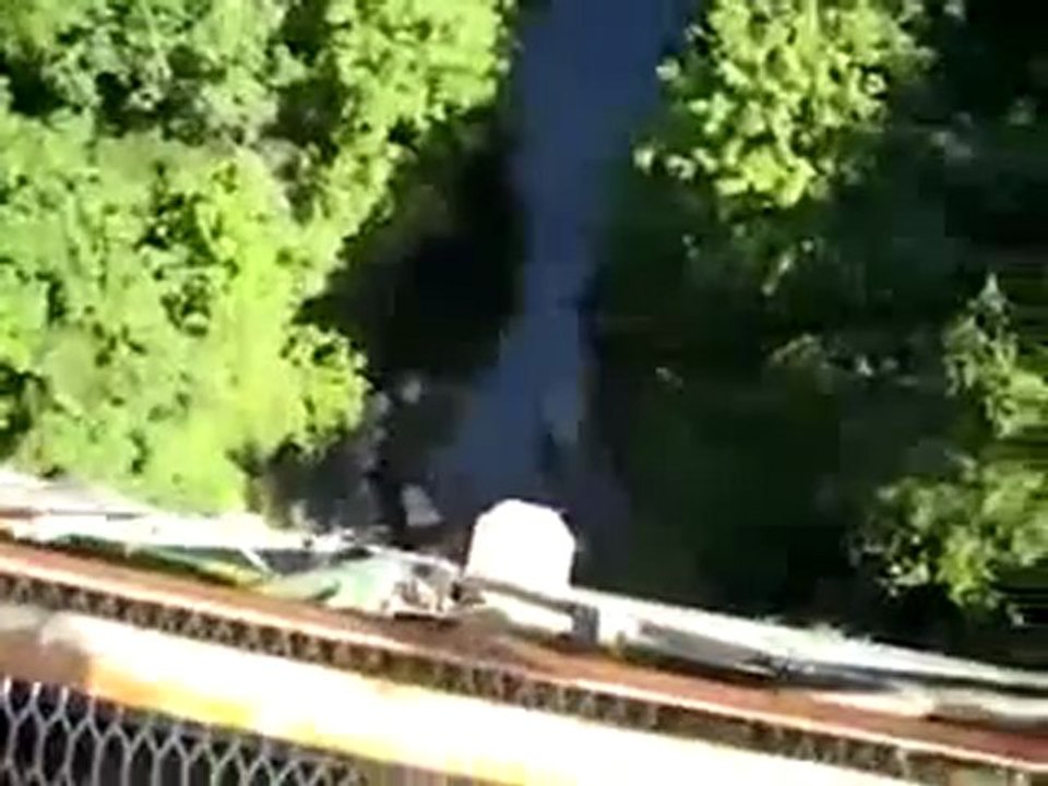 Bungee jump prank