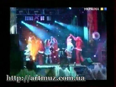 Новый год дед мороз саксофон Киев Донецк Харьков ТРК Украина