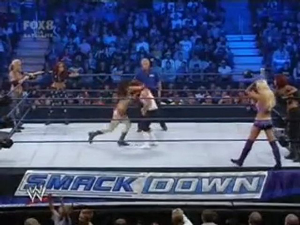 Maryse, Natalya & Victoria vs. Michelle McCool, Maria & Brie