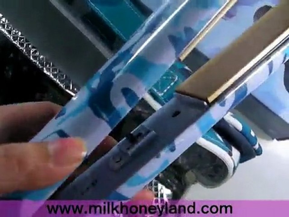 True Ceramic Hair Straightener - Blue Camo