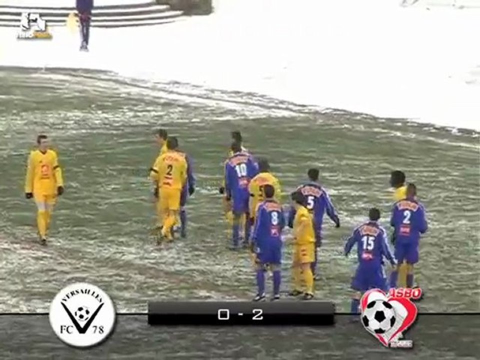 Versailles - Beauvais : 0-3 (0-2).
