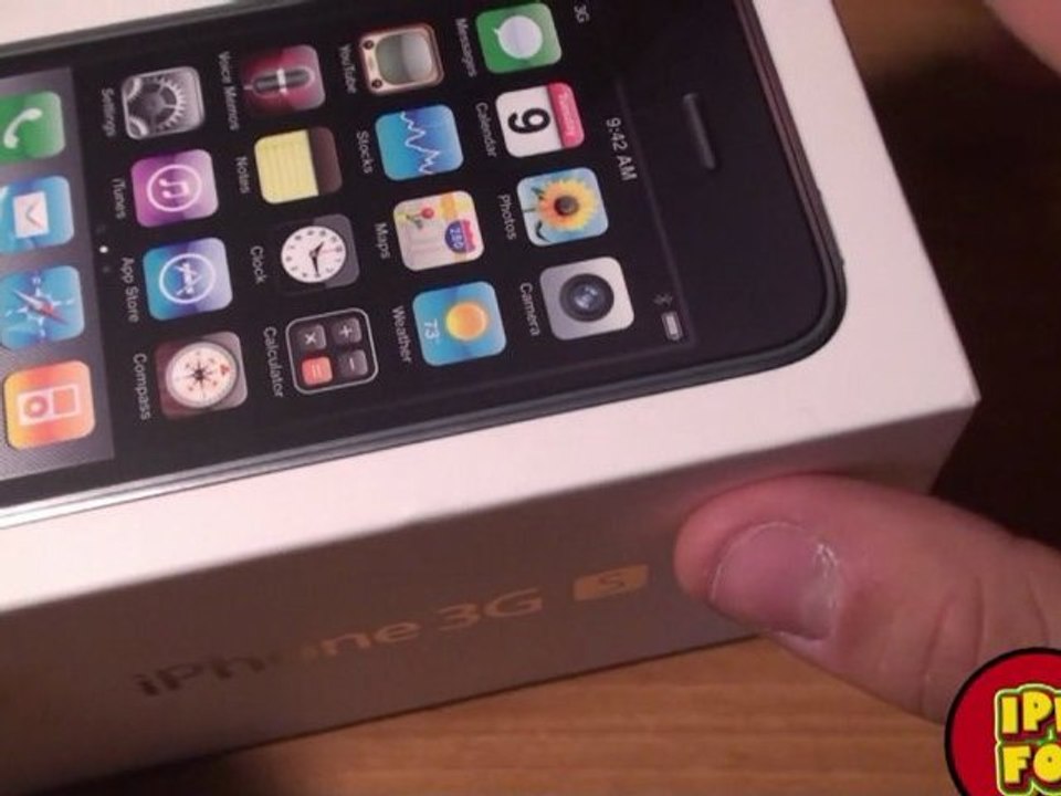 Deballage Iphone 3gs 16go Blanc