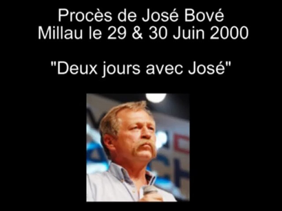 José Bové Millau Juin 2000-Part 1
