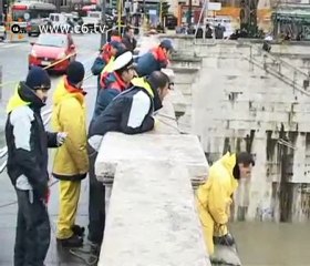 Emergenza Tevere: in sicurezza i barconi del Palazzaccio