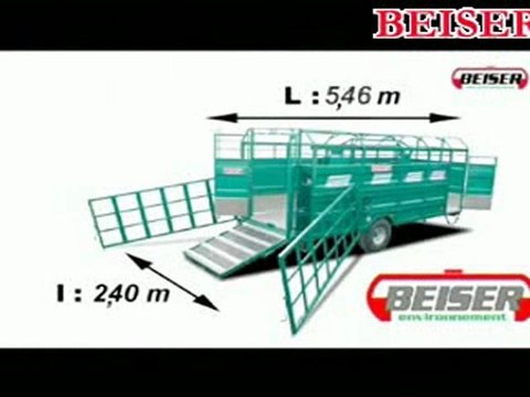 Matériel agricole : La bétaillère Beiser