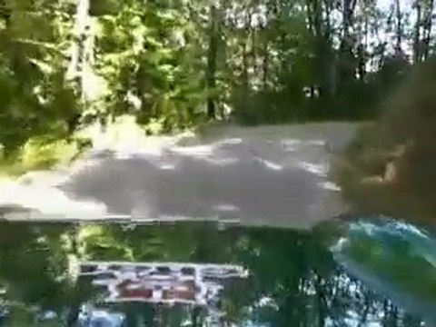 Triumph TR4 au Rallye Ardeche historique 2009 avec le CHAT