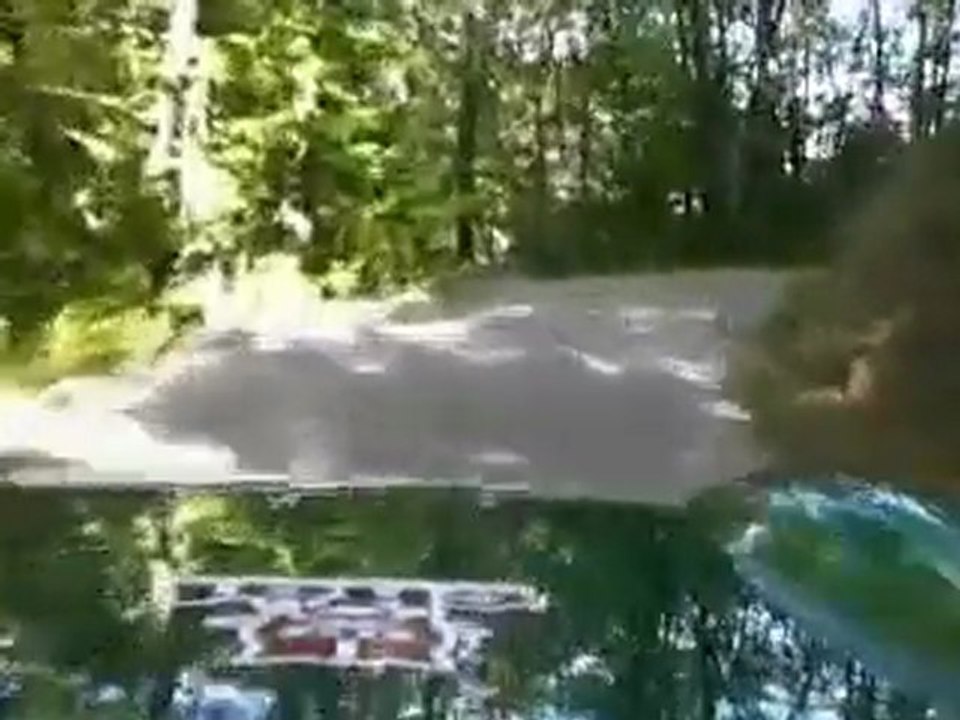 Triumph TR4 au Rallye Ardeche historique 2009 avec le CHAT