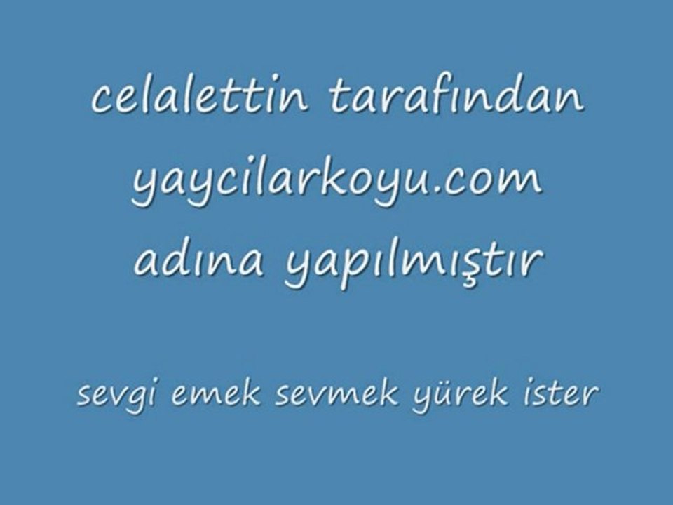 Yaycılar Köyü (Celalettin ŞAHİN) 12.01.2010