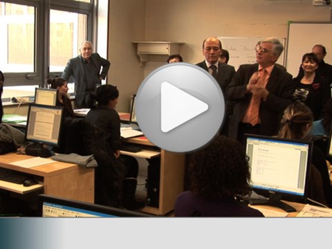 Première visite de terrain du nouveau recteur William Marois