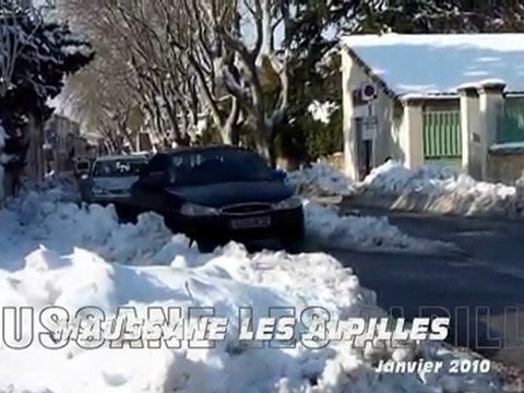 Maussane les Alpilles sous la neige Jan 2010