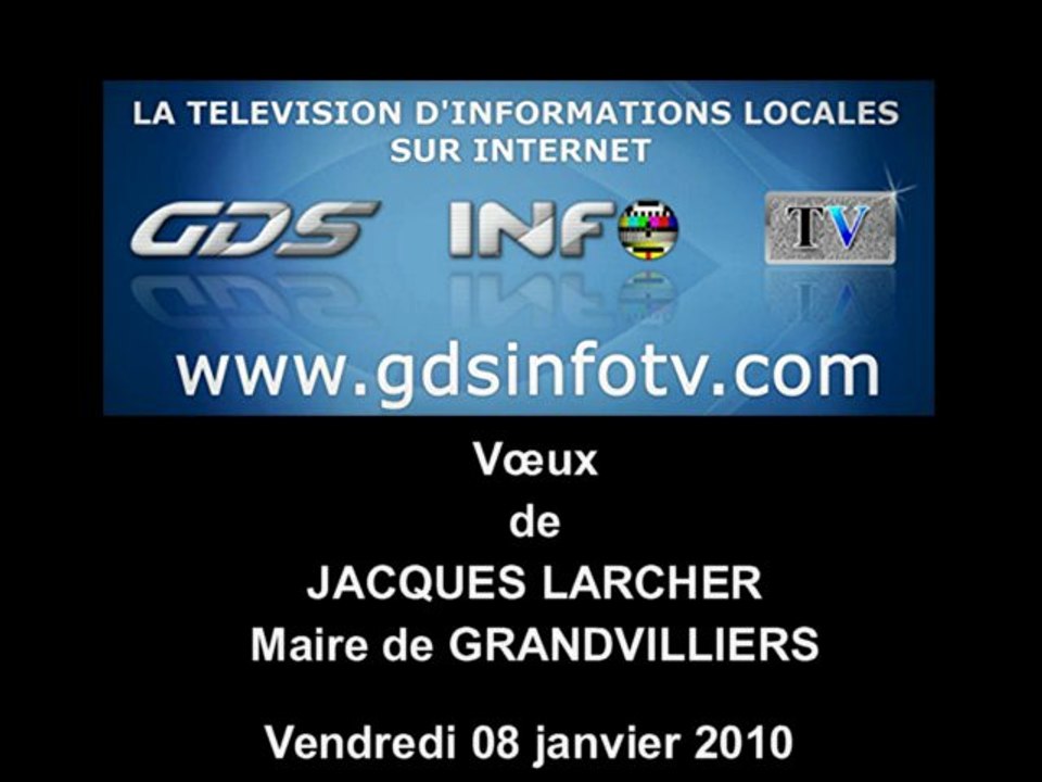 GDSINFOTV VOEUX 2010 DE JACQUES LARCHER