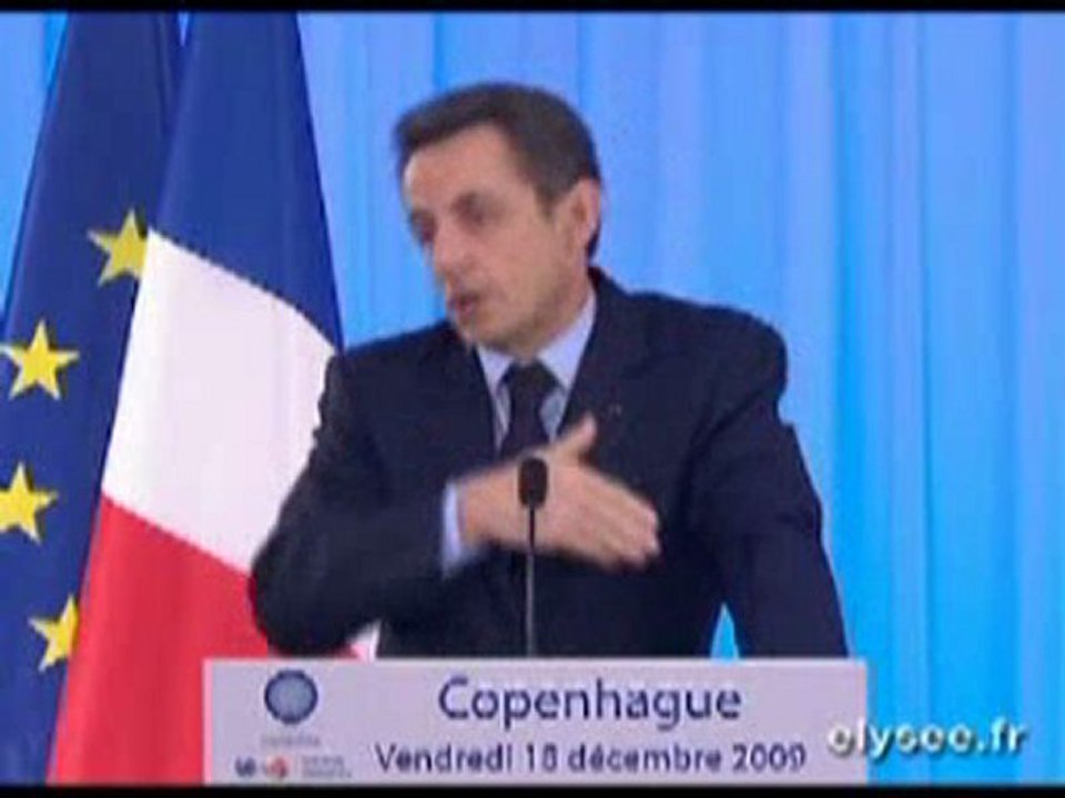 Décryptage discours de Nicolas Sarkozy à Copenhague