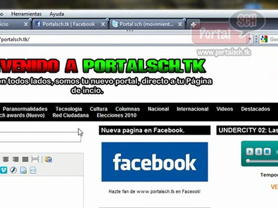 Novedades en Portalsch.tk