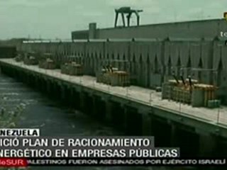 Venezuela aplica plan de racionamiento energético a causa d