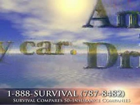 Banned Comercial Auto Insurance Quote 888-SURVIVAL