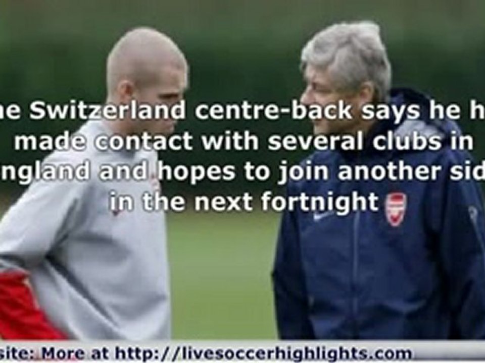 Senderos confirms his desire to leave Arsenal