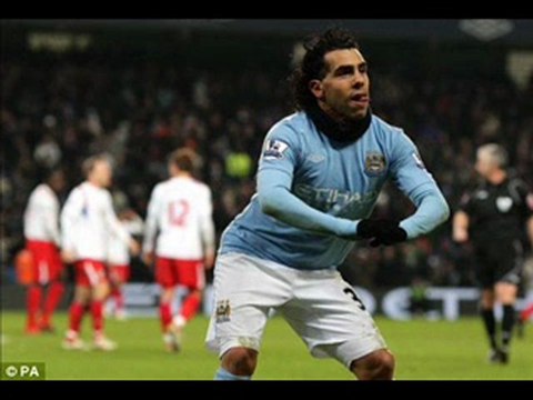 City 4-Blackburn : Carlos Tevez hat-trick to the big four