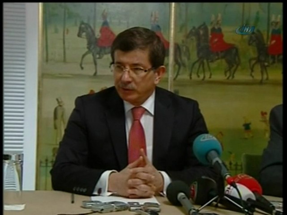 Ahmet Davutoğlu'nun İsrail Krizi Açıklaması