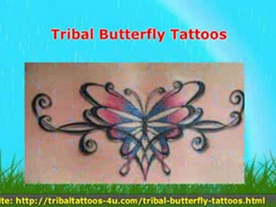 Tribal Butterfly Tattoo