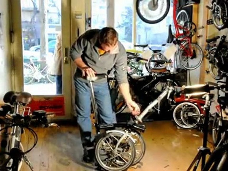 The amazing Brompton folding bike, best fold-up bicycle