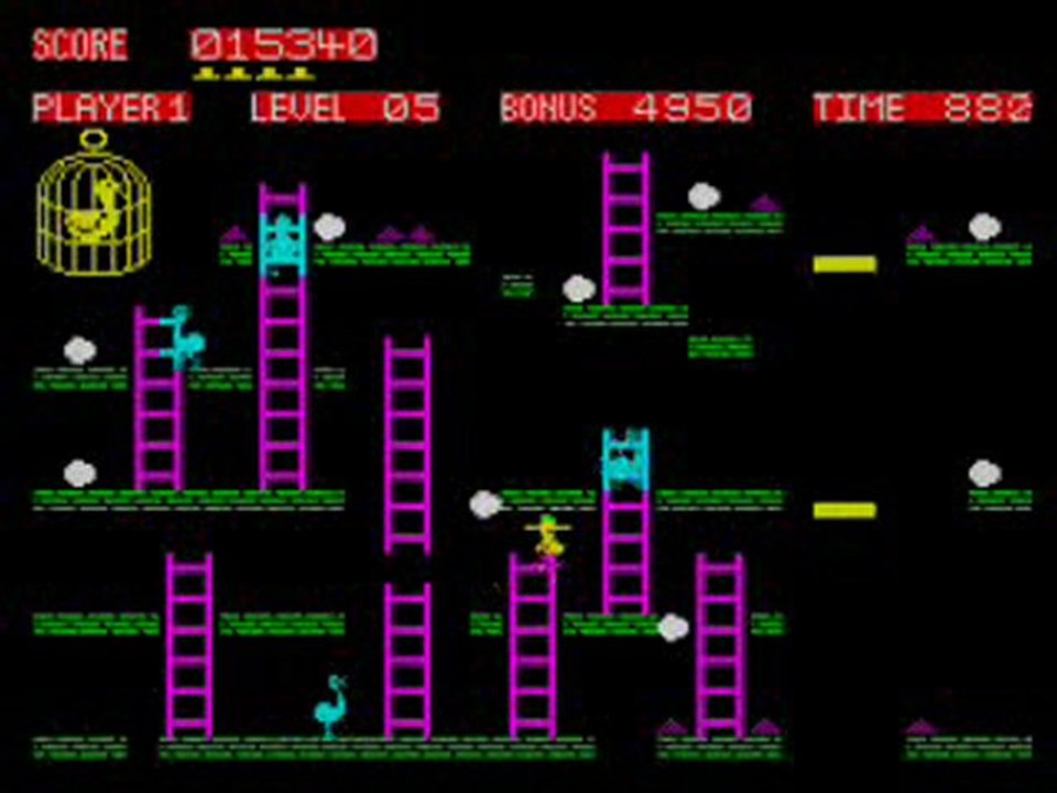 Chuckie Egg - Spanish Review - Spectrum