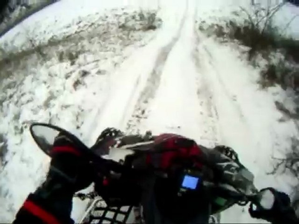 caméra embarqué quad avec chaine