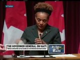 Haïti: Michaëlle Jean, Gouverneur Générale du Canada