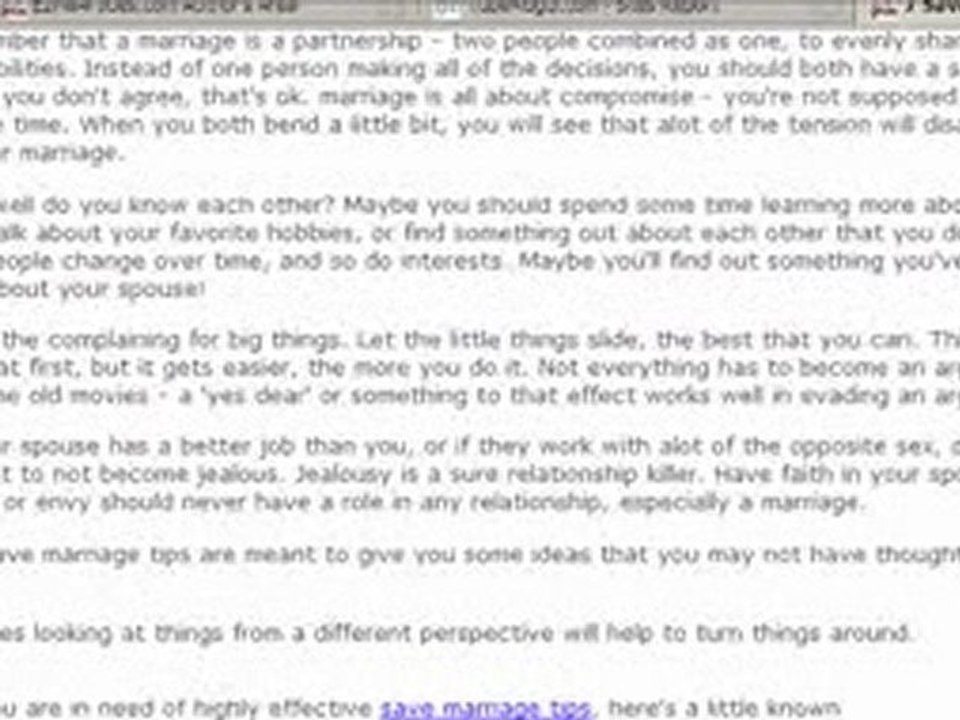 Save Marriage Tips