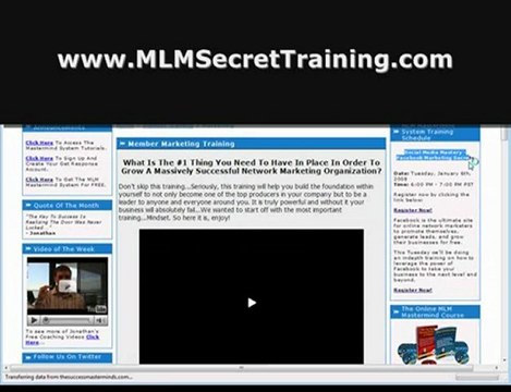 MLM Training - MLM Marketing - Jonathan Budd