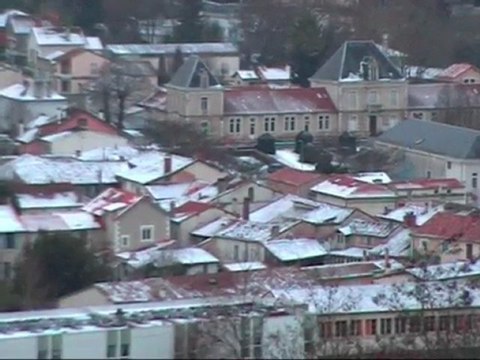 NEIGE A RIBERAC ( musique Saint Germain ) Janvier 2010