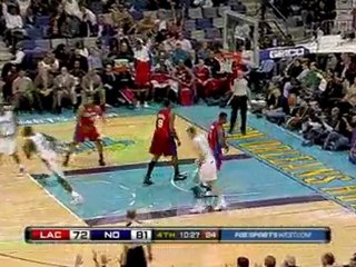 Peja Stojakovic hits his fourth three-pointer of the game.