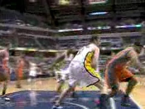 Louis Amundson goes up against Tyler Hansbrough and gets the