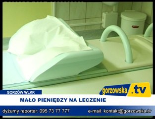 Mało pieniędzy na leczenie