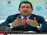 Lamenta presidente Chávez muerte de dos estudiantes