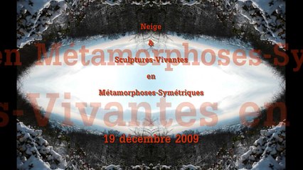 Neige & Sculptures-Vivantes en Forêt le 19 décembre 2009