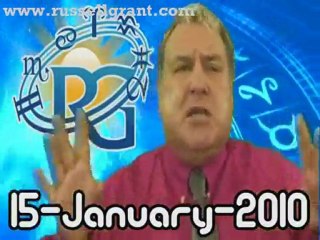 RussellGrant.com Video Horoscope Taurus January Friday 15th