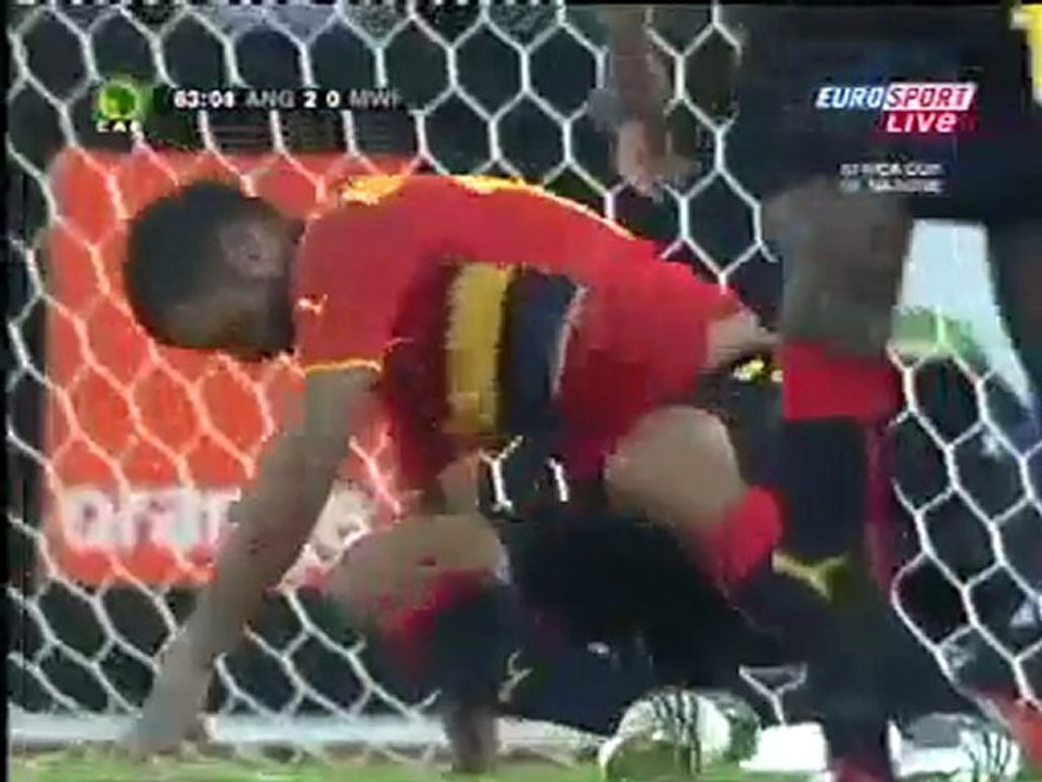 Angola 2 - 0 Malawi CAN 2010 2/2